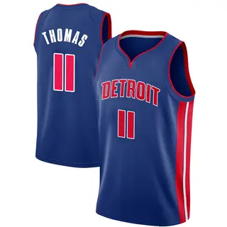 Men's Isiah Thomas Detroit Pistons Blue Jersey - Icon Edition - Swingman