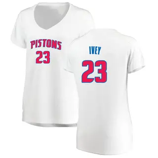 Women's Jaden Ivey Detroit Pistons White Jersey - Association Edition - Fast Break