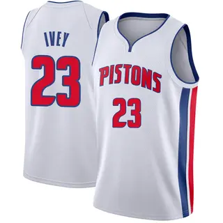 Youth Jaden Ivey Detroit Pistons White Jersey - Association Edition - Swingman